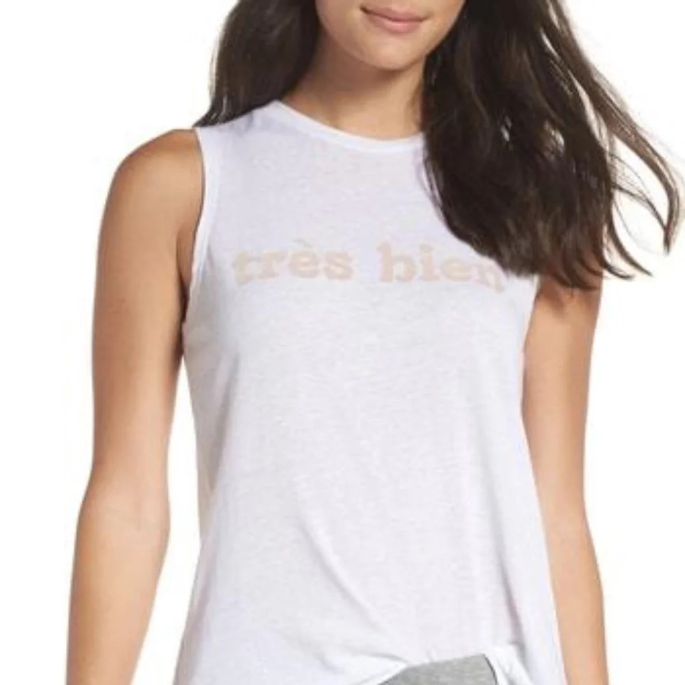 Anthropologie David Lerner High Low Muscle Tank